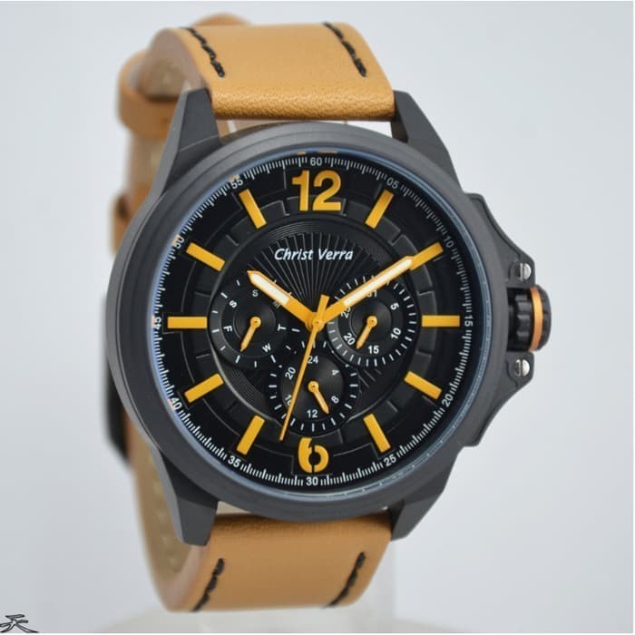 ✅Original Christ Verra 70136G-26 Black Leather Brown Limited