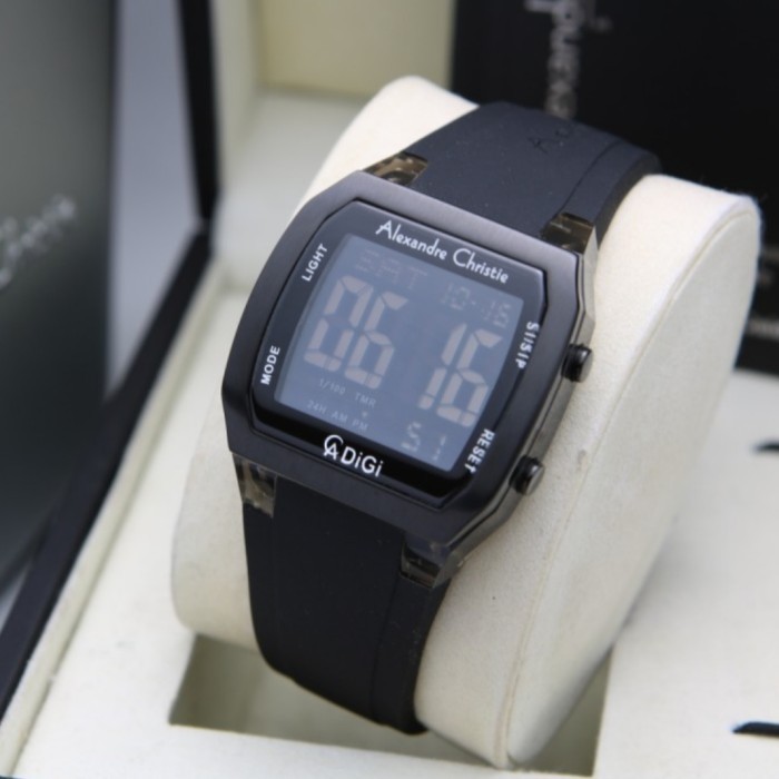 ✅Sale Alexandre Christie Ac 9348 Full Black Ac9348 Wanita Original Diskon