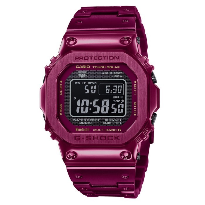 ✅Ready Casio G-Shock Gmw-B5000Rd-4Dr - Jam Tangan Pria Metal Merah Gmwb5000 Terbatas