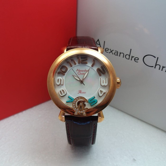 ✅Termurah Jam Tangan Alexandre Christie Ac 2391 Rosegold Brown Original Garansi Berkualitas