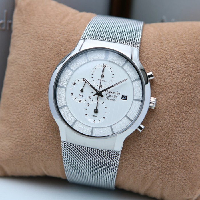 ✅Original Alexandre Christie Ac 6245 Silver Pria. Original Limited