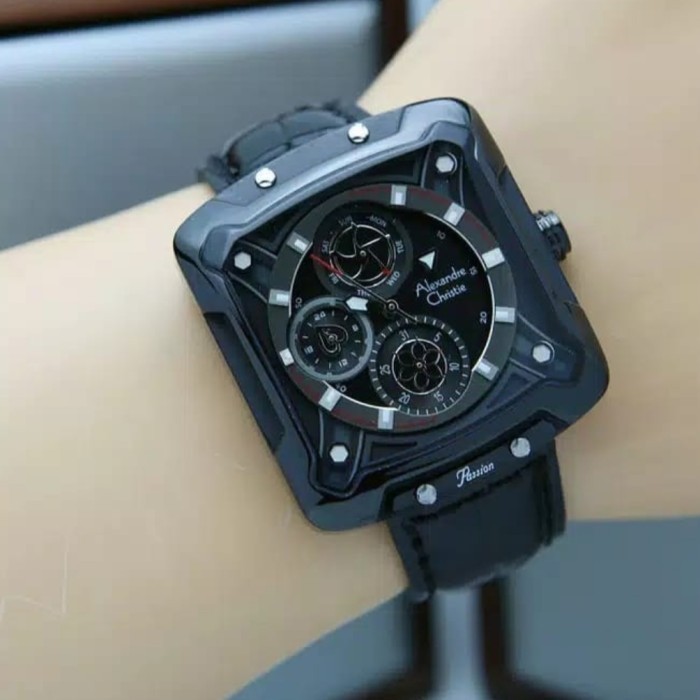 ✅Termurah Alexandre Christie Original Ac3030 Black Jam Wanita Original Diskon