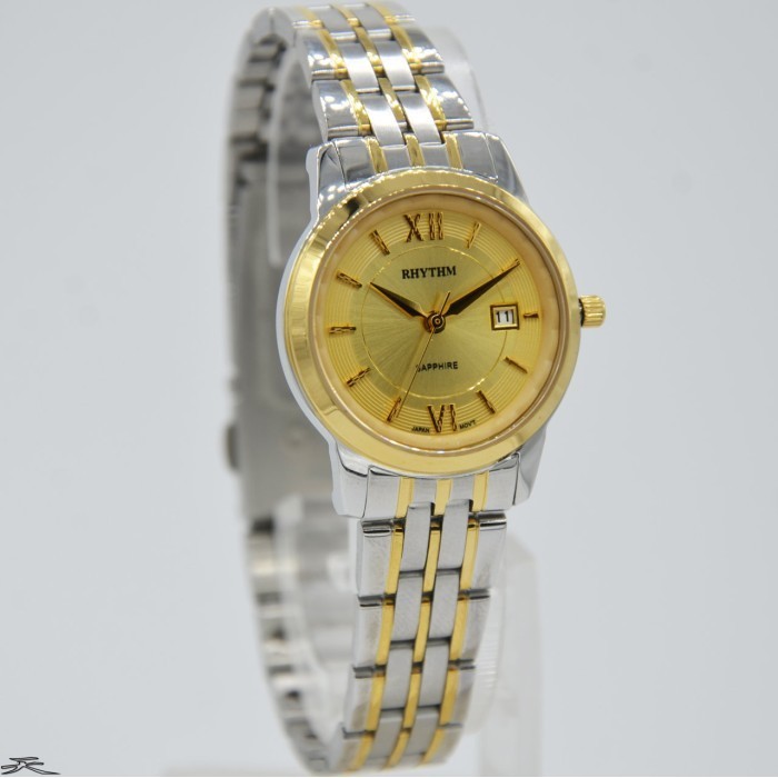 ✅Termurah Rhythm G1304S04 - Jam Tangan Wanita Original - Silver Gold Diskon