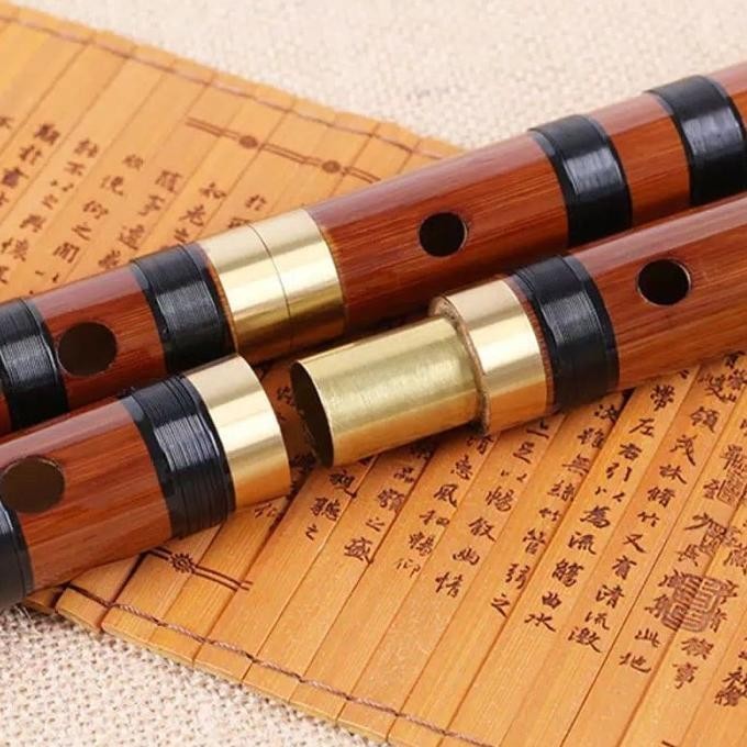 Suling Bambu Cina Dizi Flute Ori With Box Kualitas Premium