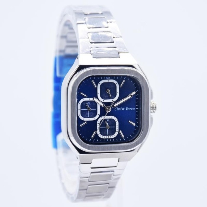 ✨Baru Jam Tangan Wanita Christ Verra Cv 920362L-11 Blu Original  Garansi Berkualitas