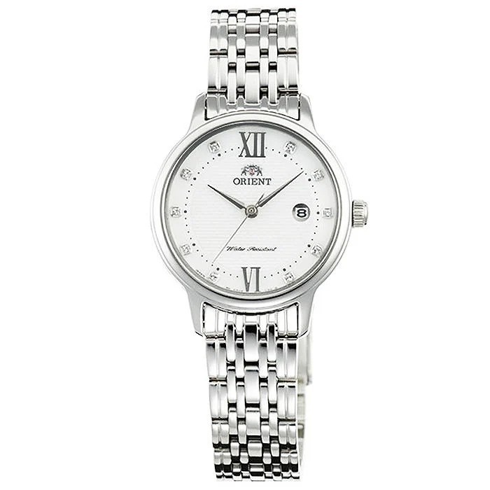 ✨New Orient Ssz45003W Quartz Classic White Dial Date Display Women'S Watch Terbatas