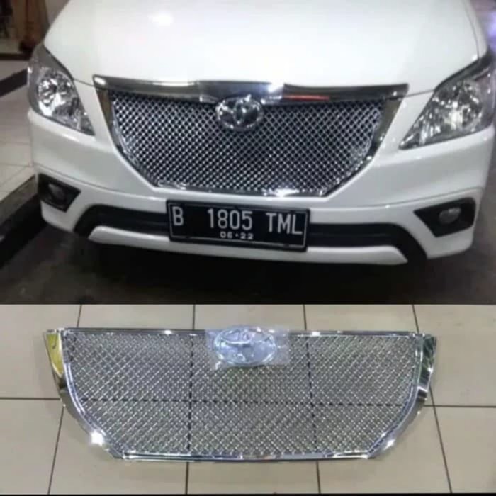 ✨New Ori Grill Innova 2014-2015 Jaring Full Chrome Diskon