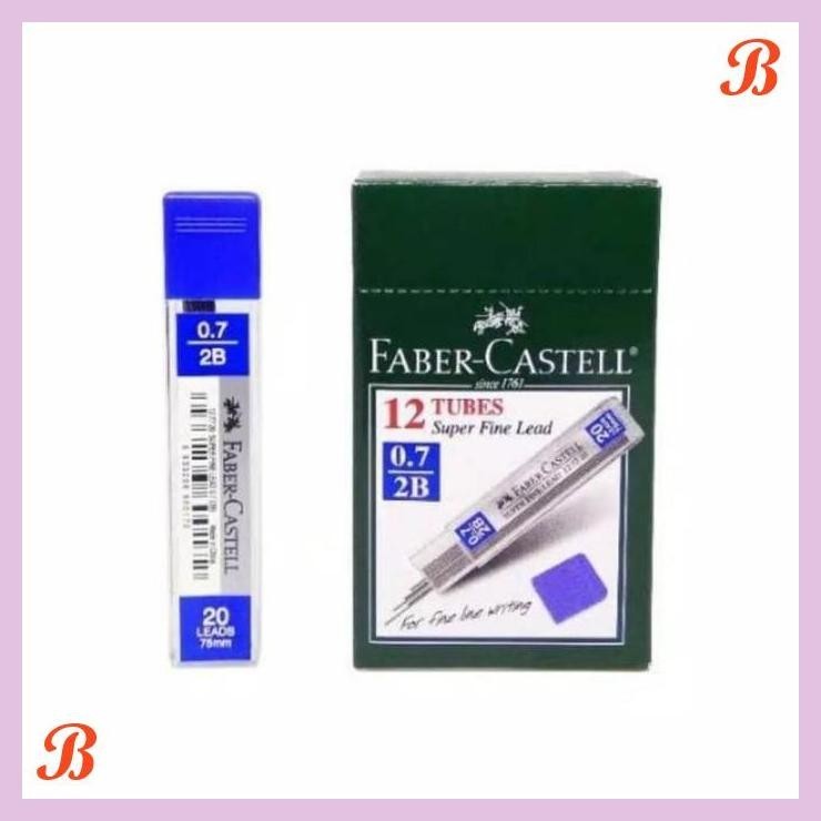 

| KG | FABER CASTELL 0.7 2B ISI PENSIL MEKANIK