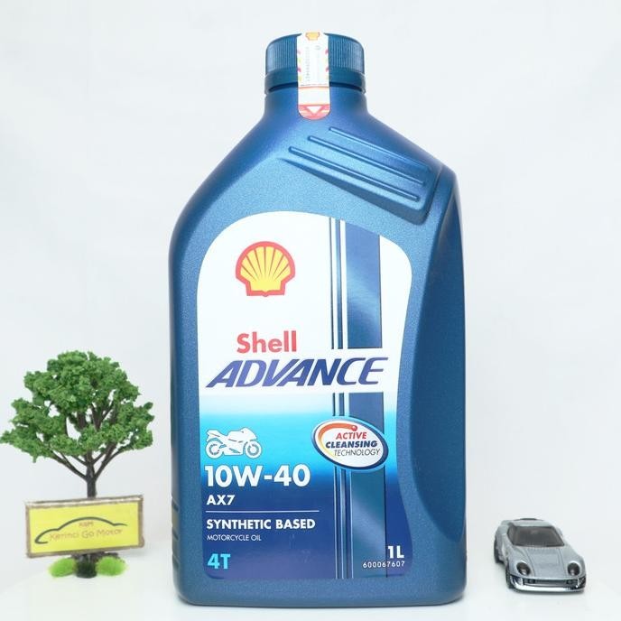 OLI SHELL ADVANCE 4T 10W-40 AX7 1L - OLI MOTOR SHELL AX7