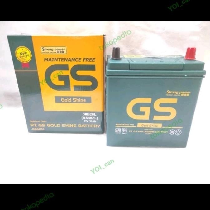 Aki Mobil Calya, Sigra, Ayla, Agya, Brio GS MF NS40ZL Accu Kering