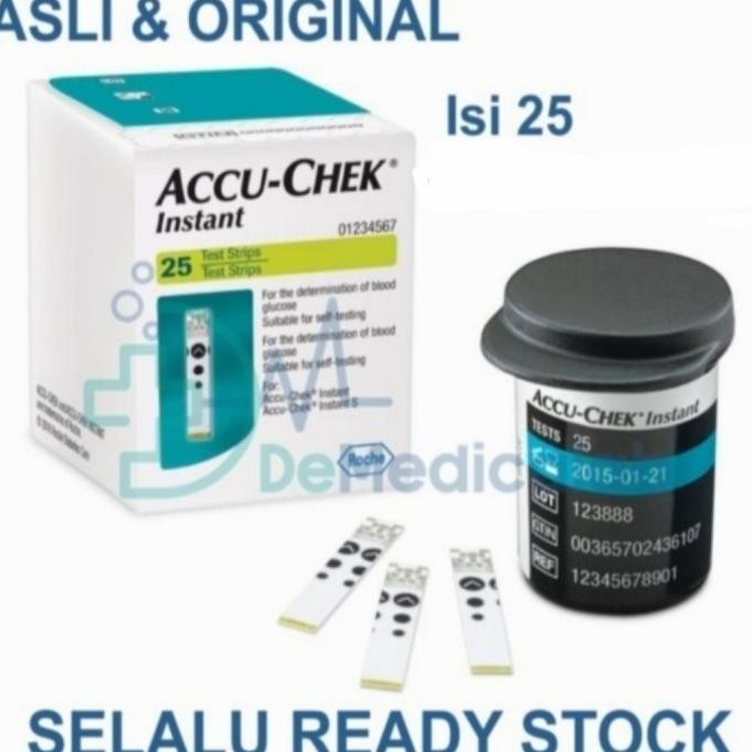 SALE Accu Chek Instant 25 Strips / Strip Accu Check Instant 25