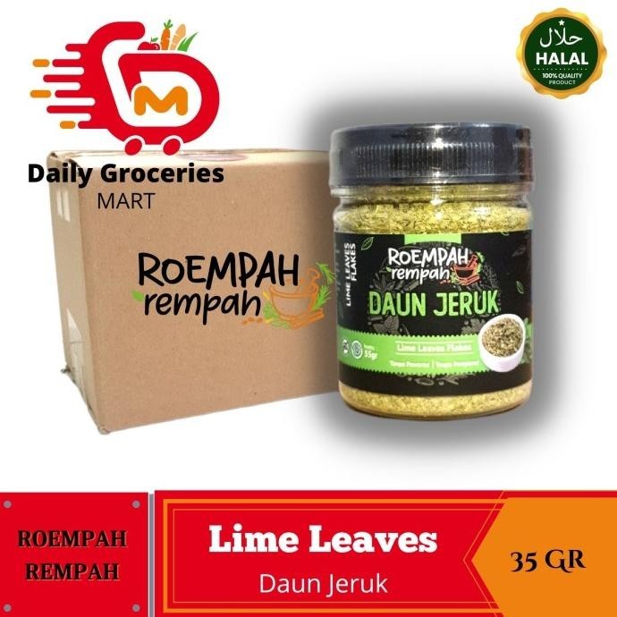 

Termurah Daun Jeruk ROEMPAH REMPAH Lime Leaves - Daun Jeruk Purut Kering 35Gr