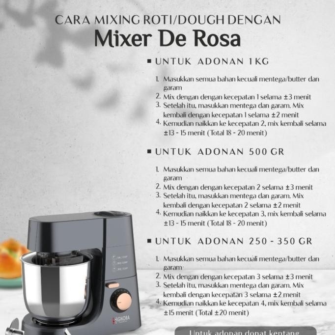 Signora Mixer De Rosa + Bonus Hadiah Kategori 6