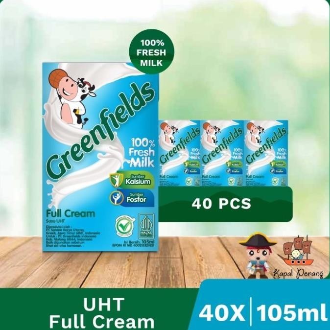 

Best Sales Greenfields Uht Full Cream 105 Ml X 1 Karton Pengiriman Cepat