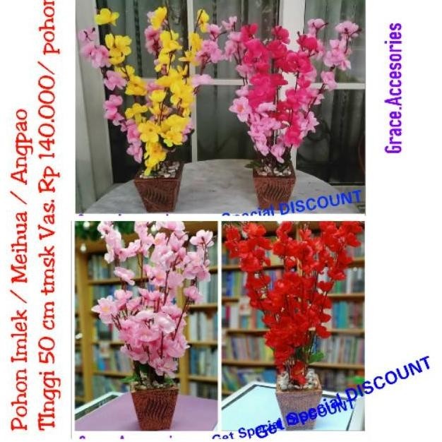 

UIP Pohon bunga imlek meihua angpao sincia