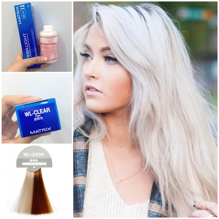 Matrix Wonder Light Clear Platinum Blonde Pirang Cat Pewarna Rambut