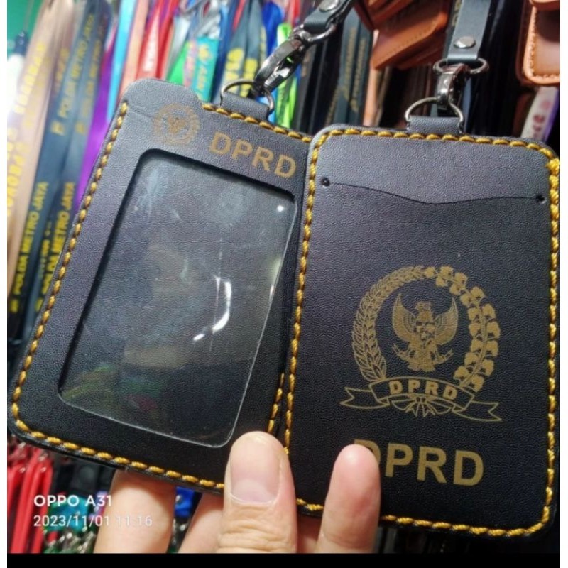 

HOLDER KALUNG ID CARD LOGO DPRD HITAM BEST QUALITY PREMIUM
