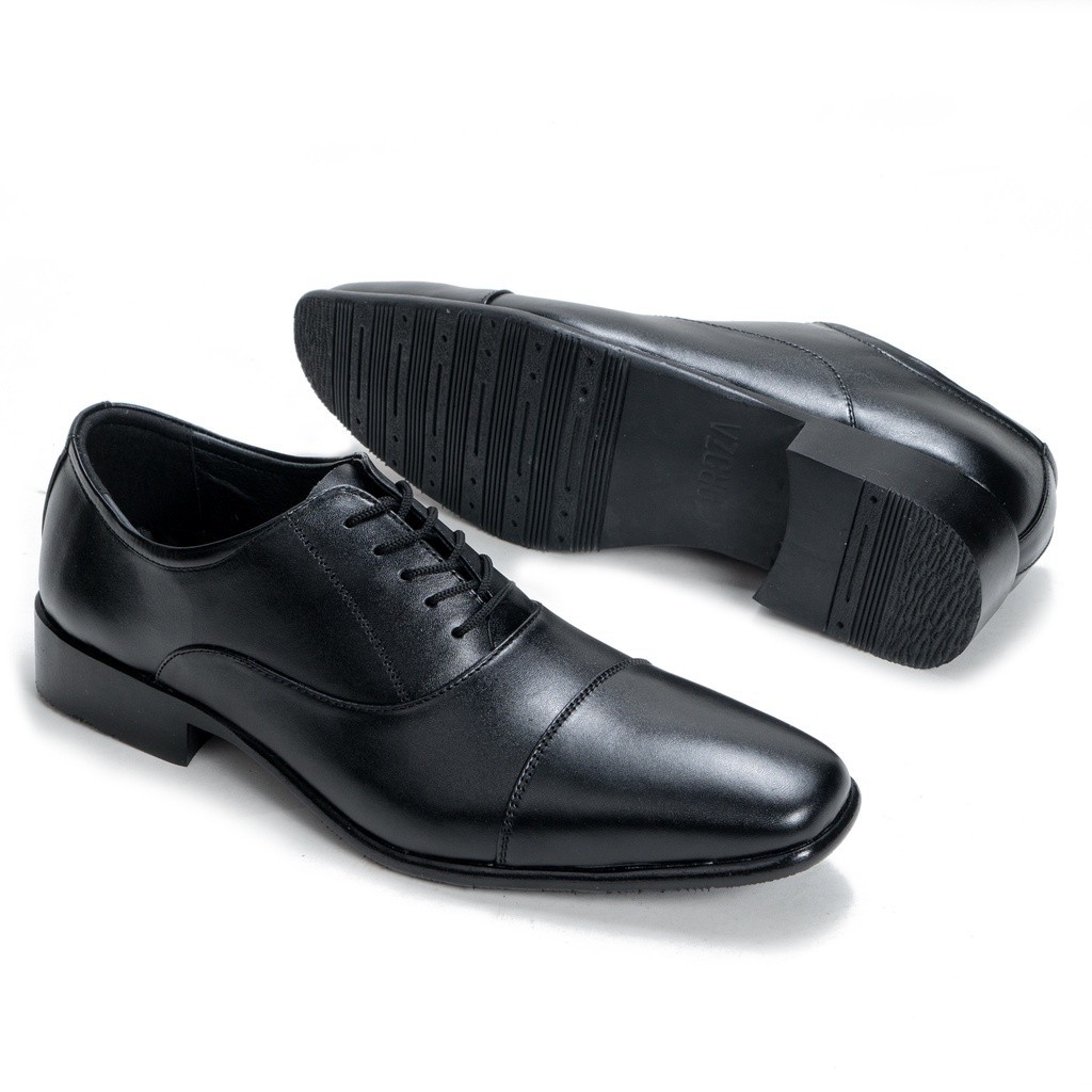 Sepatu Pria Pantofel Formal Sepatu Kantor Tali Fordza Kulit F7002