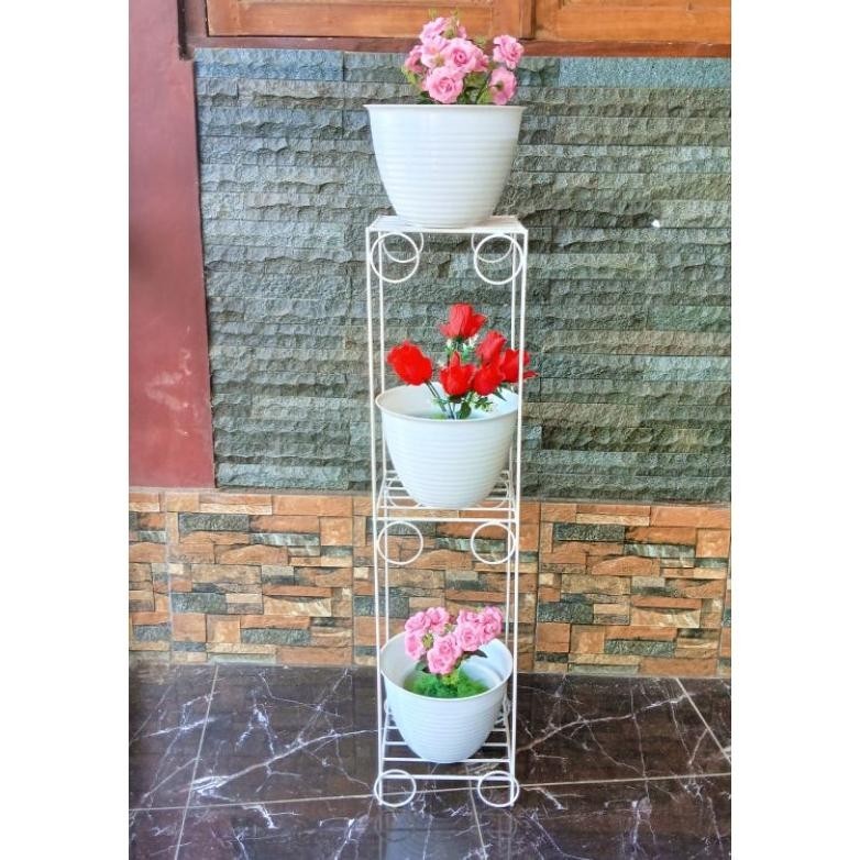 Termurah Rak Pot Bunga Susun 6/ Standing Pot Bunga Susun 6/Rak Susun 9/Rak Pot Minimalis/Rak Pot Bes