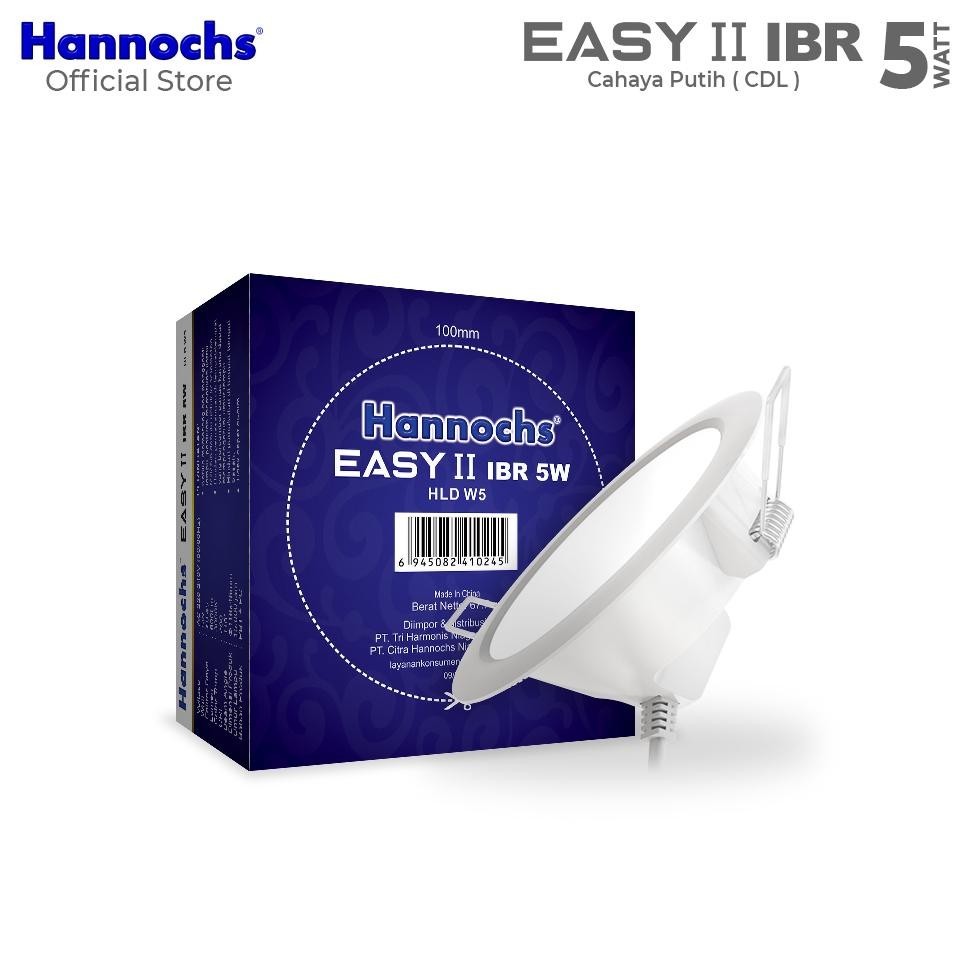 Diskon Besar Hannochs Lampu Downlight Led Easy Ii 5W Ibr Isi 4Pcs Cahaya Putih Sale
