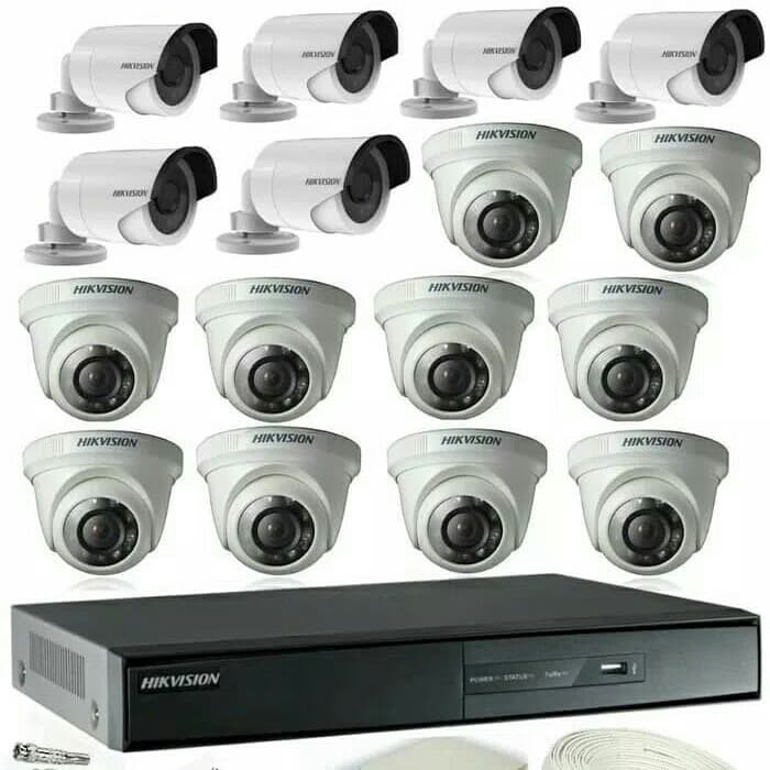 Jual Paket cctv 16 full set 2mp /full hd 1080p lengkap