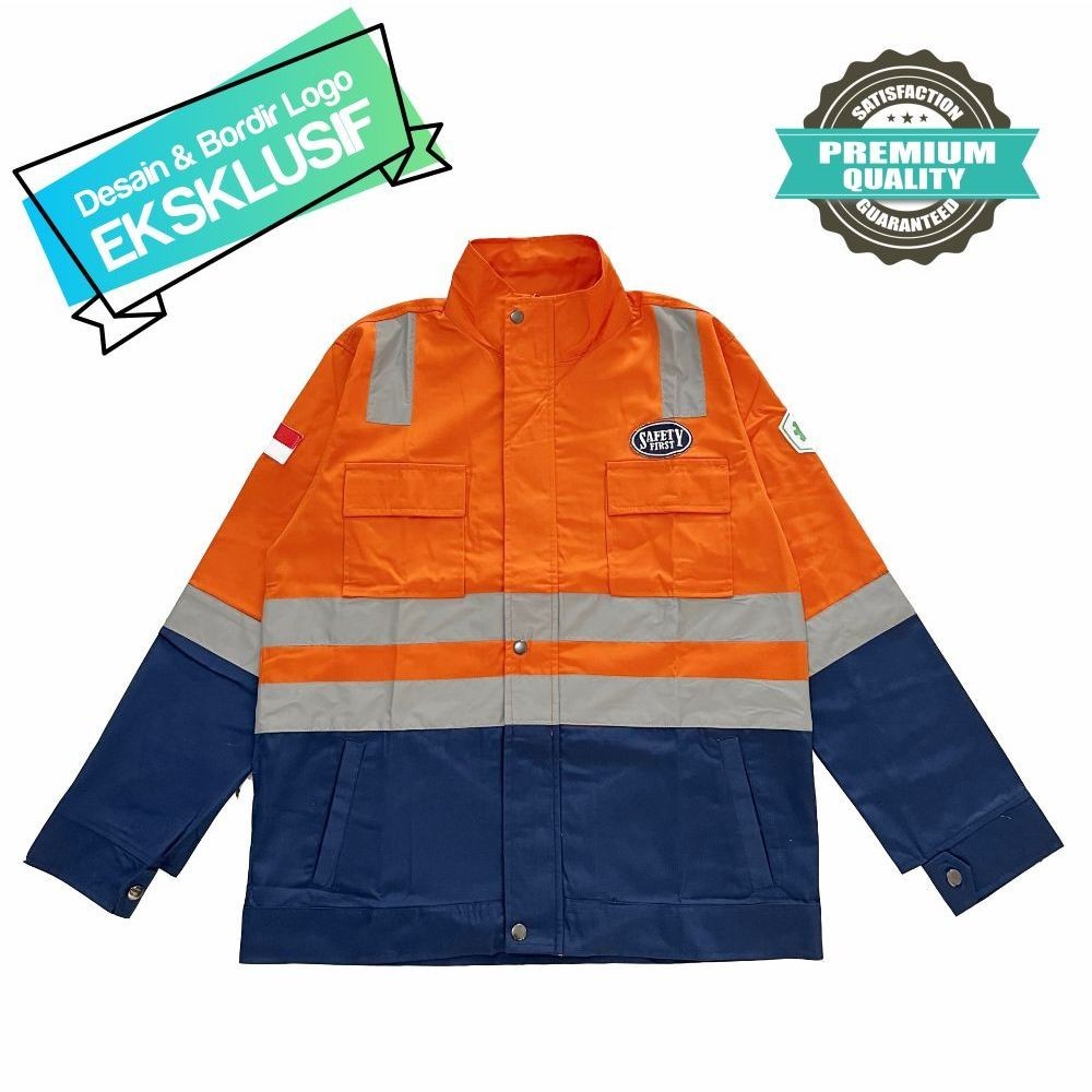 [OUR BEST] SPECIAL PRICE Wearpack Baju Safety Kemeja Lengan Panjang Seragam Kerja Tambang Proyek