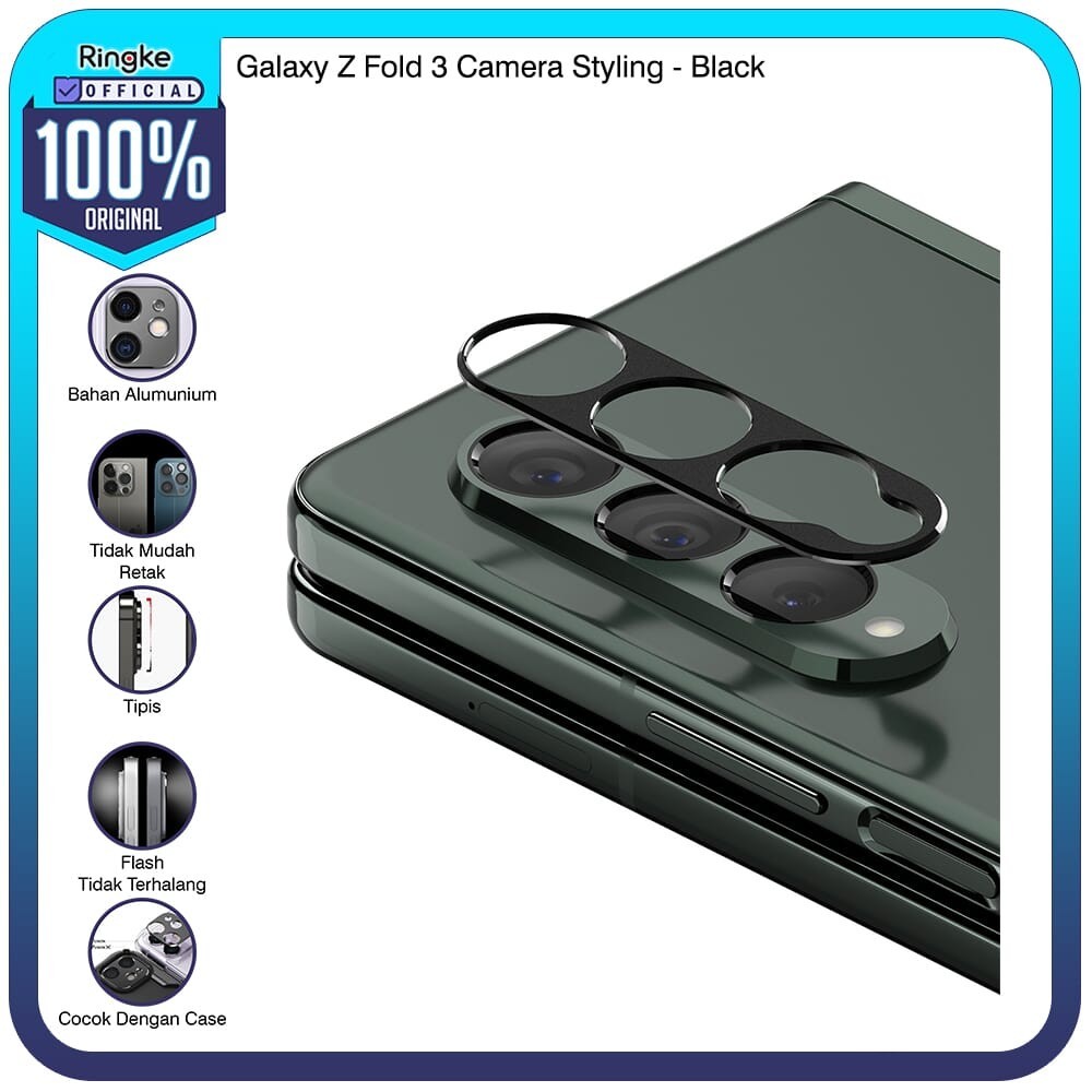 Ringke Samsung Galaxy Z Fold 3 Camera Styling Full Cover Anti Gores