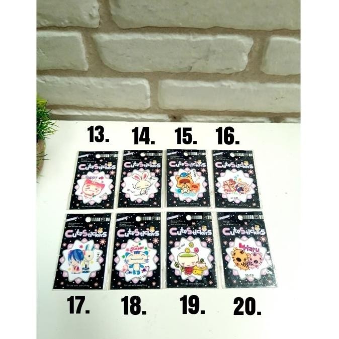 

DFG - SALE STIKER MINI HIASAN HP MURAH AKSESORIES HP LUCU TERLARIS