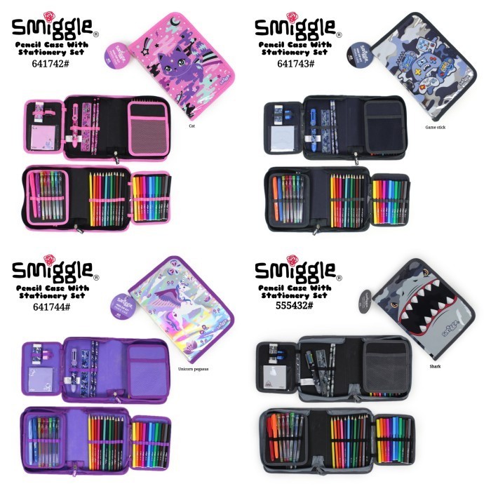 

[Baru] Smiggle Pencil Case Stationery Set 40 P/ Alat Tulis Smiggle/ Kado Terbaru
