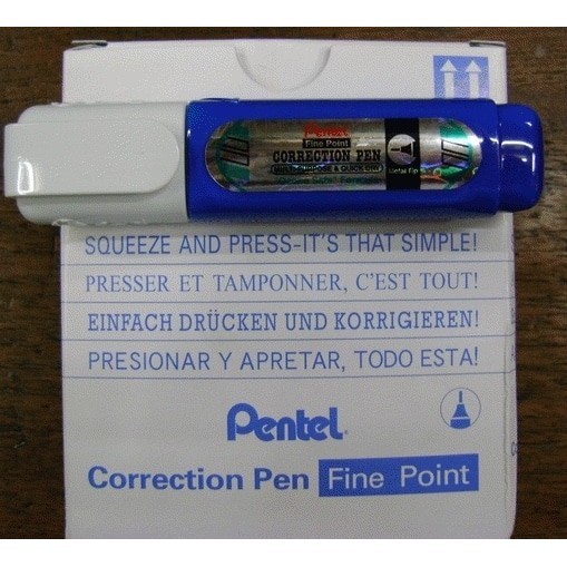 

[Baru] Correction Pen - Pentel - Fine Point Zl31-W Per Dozen = 12 Pcs Terbatas