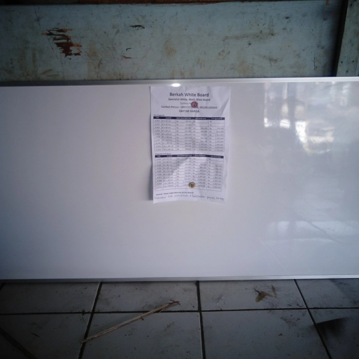 

[Baru] Papan Tulis Whiteboard Magnet Gantung Ukuran 60X120 Terbatas