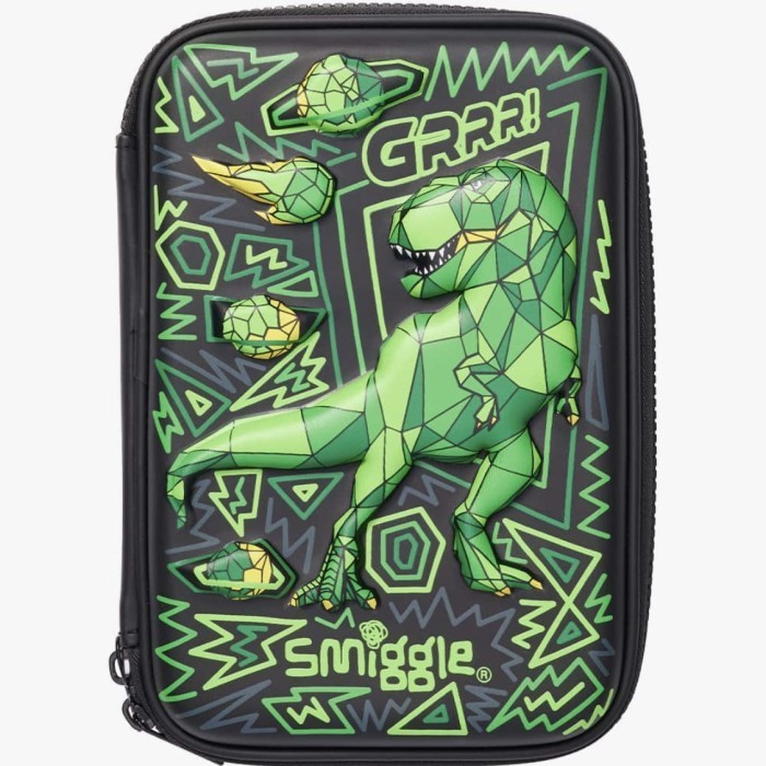 

[Baru] Smiggle Pencil Case Hardtop Dino Roar Tempat Pensil Anak Original Terbaru