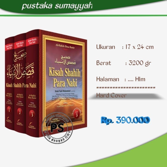 

[Baru] Kisah Sahih Para Nabi Pustaka Imam Syafii Hard Cover Terbatas