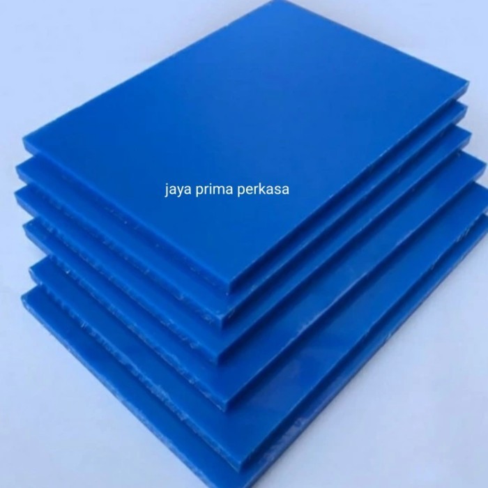 

[Baru] Nylon Pe Biru Lembaran 8Mm X 40Cm 50Cm / Polythlene Blue Sheet Berkualitas