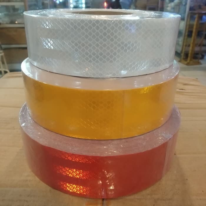 

[Baru] Reflektive Tape Egp 5Cm X 45 Mtr Terbaru