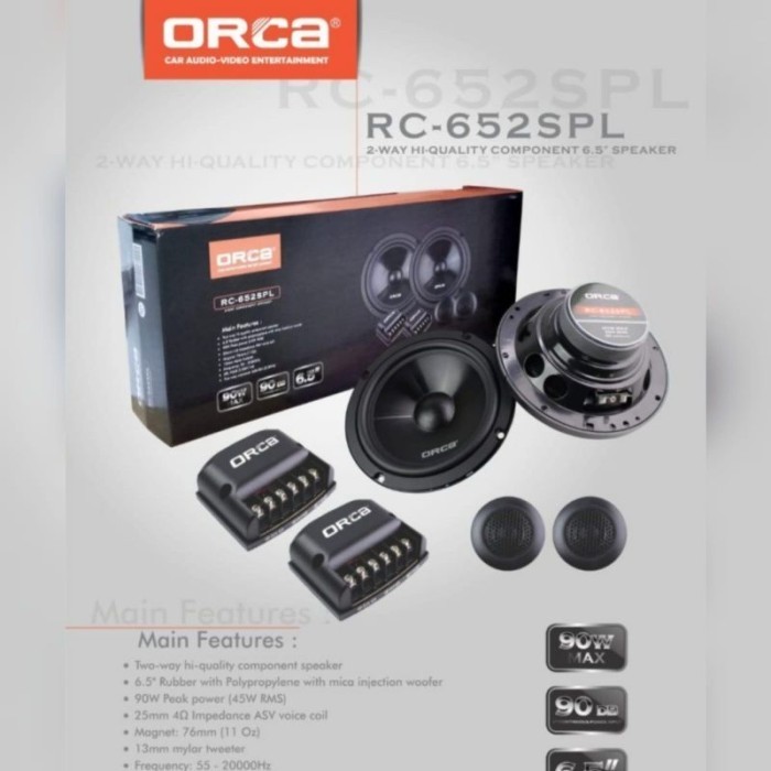 

[Baru] Speaker Split 6.5 Inch Orca Rc 652 Spl High Qlity Berkualitas