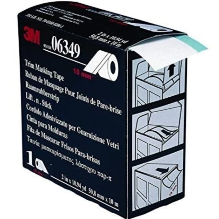

[Baru] Trim Masking Tape 3M 06349 10Mm X 10M Berkualitas