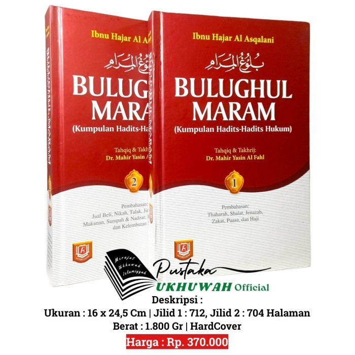 

[Baru] Bulughul Maram 2 Jilid - Pustaka Azzam Diskon