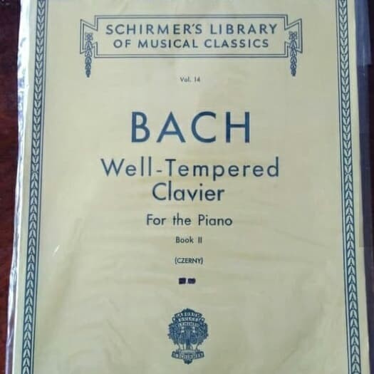 

[Baru] Buku Music Bach Well-Tempered Book 2 Limited