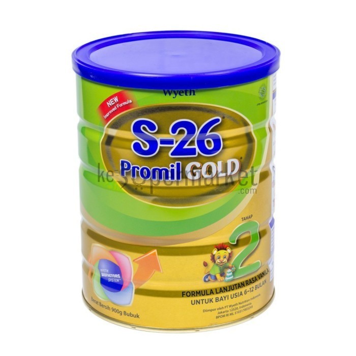 [COD] Susu Bayi 6 - 12 Bulan S26 Promil Gold Tahap 2 900Gr Can Limited