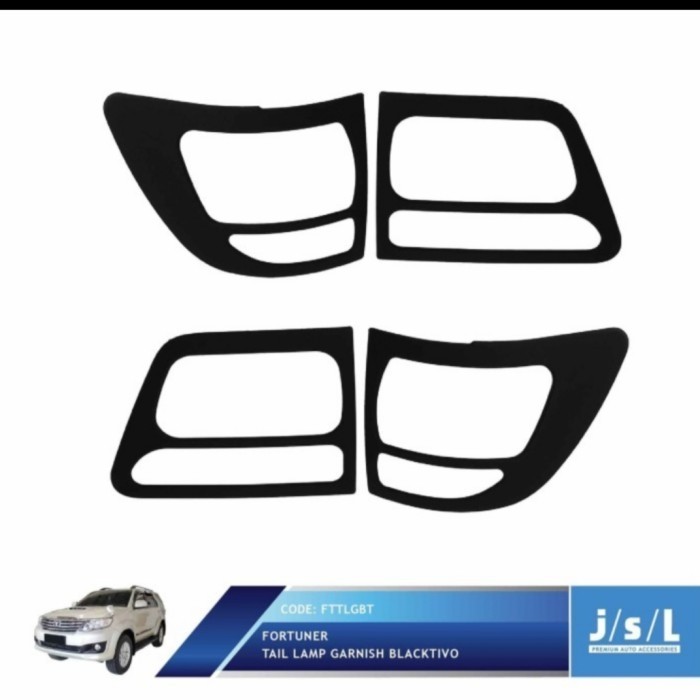 [New] Garnis Lampu Belakang Hitam Fortuner 2008 Jsl Berkualitas