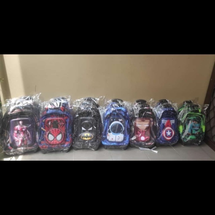 [COD] Tas Troli Anak Dinosaurus/ Tas Dorong Dino Tk/ Trolley Bag School Laki Limited
