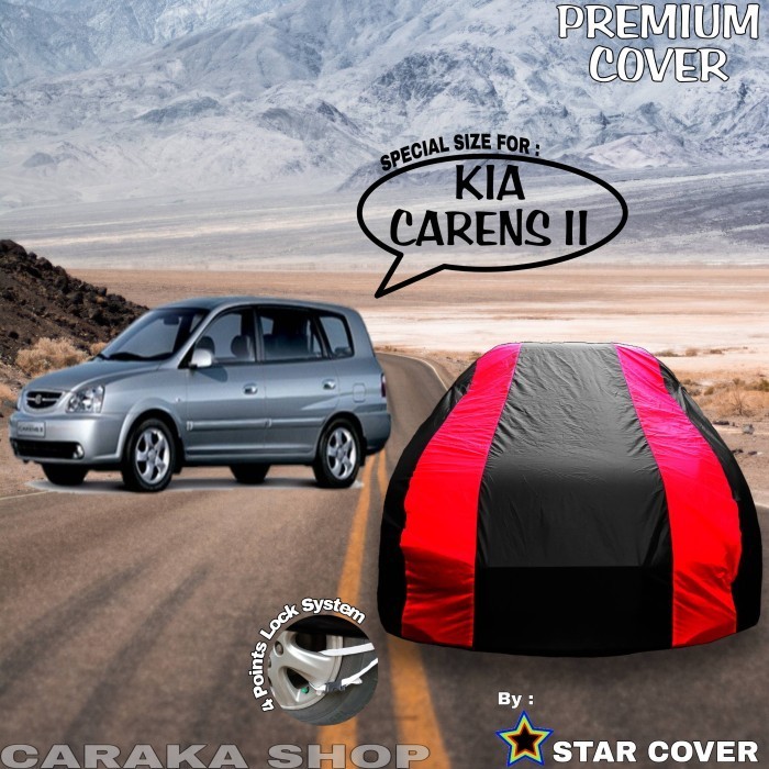 [New] Body Cover Kia Carens Ii Sarung Merah Penutup Bodi Kia Carens Ii Terbaru
