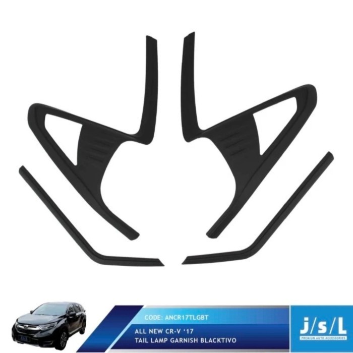 [New] Garnish Lampu Belakang Crv Turbo 2017 Tail Garnish Blacktivo Terbaru