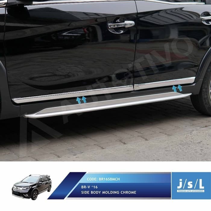 [Ori] List Body Samping Pintu Mobil Honda Brv 2016 Crom Jsl Terbaru