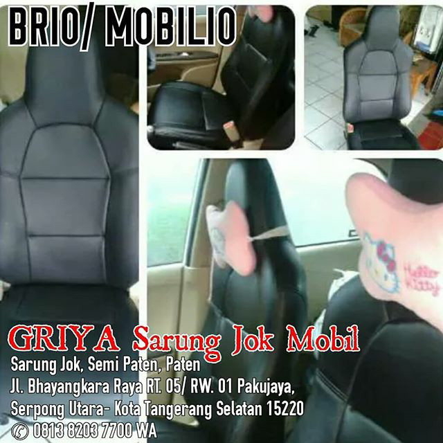 [Original] Sarung Jok Honda Brio Cover Jok Mobil Brio Jok Brio Berkualitas