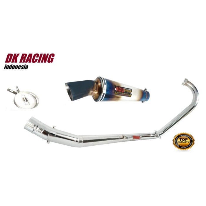 ✅New Ori Knalpot Vixion 150 Kou Blue Knalpot Racing Terbaru