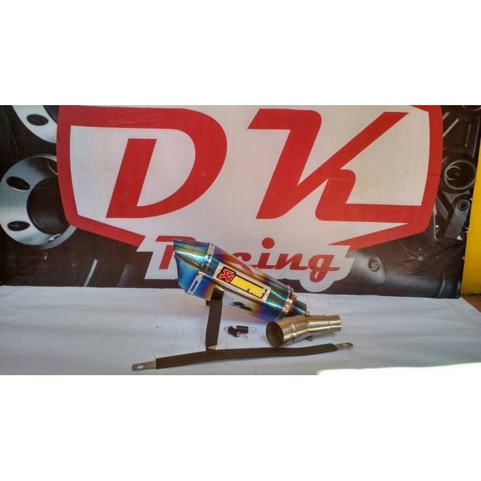 ✅New Ori Knalpot Racing Kawasaki Ninja 250 Fi Akrapovic Sark Pelangi Peforma Berkualitas