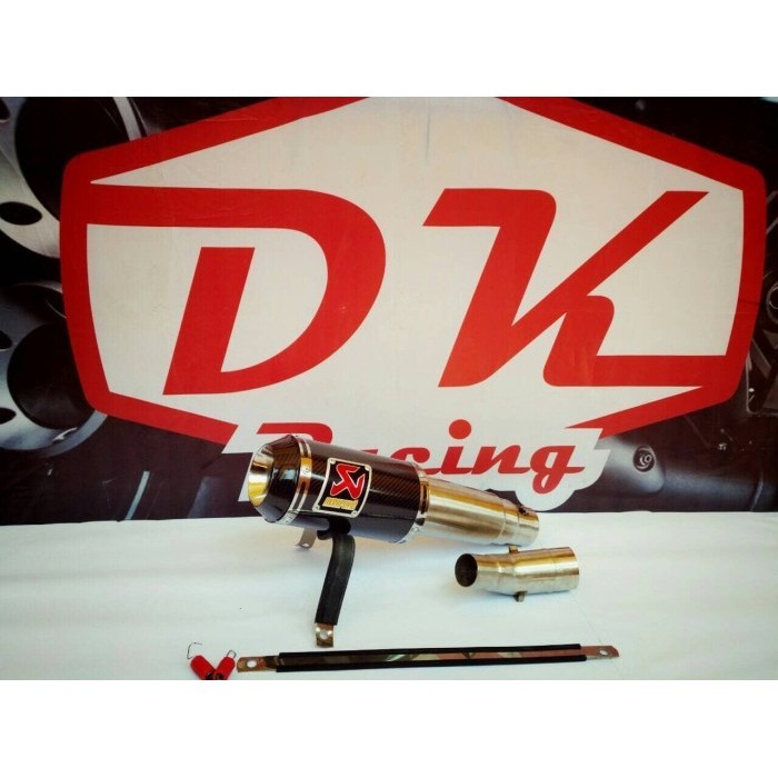 ✅New Ori Knalpot Racing Kawasaki Ninja Z250 Fi Akrapovic Karbon Slip On Limited