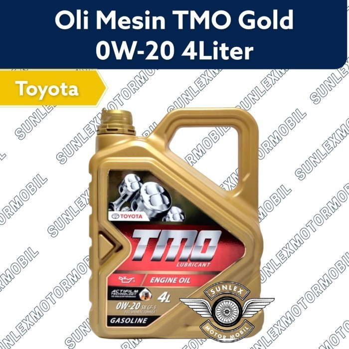 ✅COD Oli Mesin Bensin Tmo Gold 0W-20 0W20 4L 4 Liter Galon Full Synthetic Terbatas